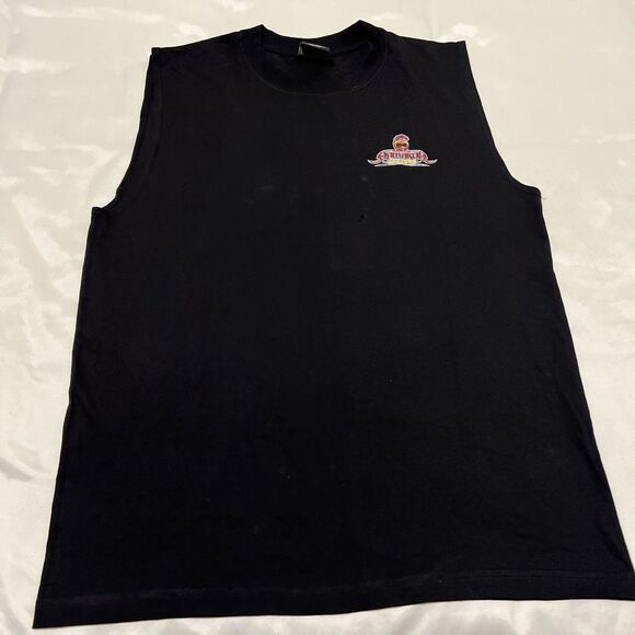 Aumakoa Legends Tank Muscle Tshirt Graphic Print Black Sz L Cotton - Picture 3 of 7